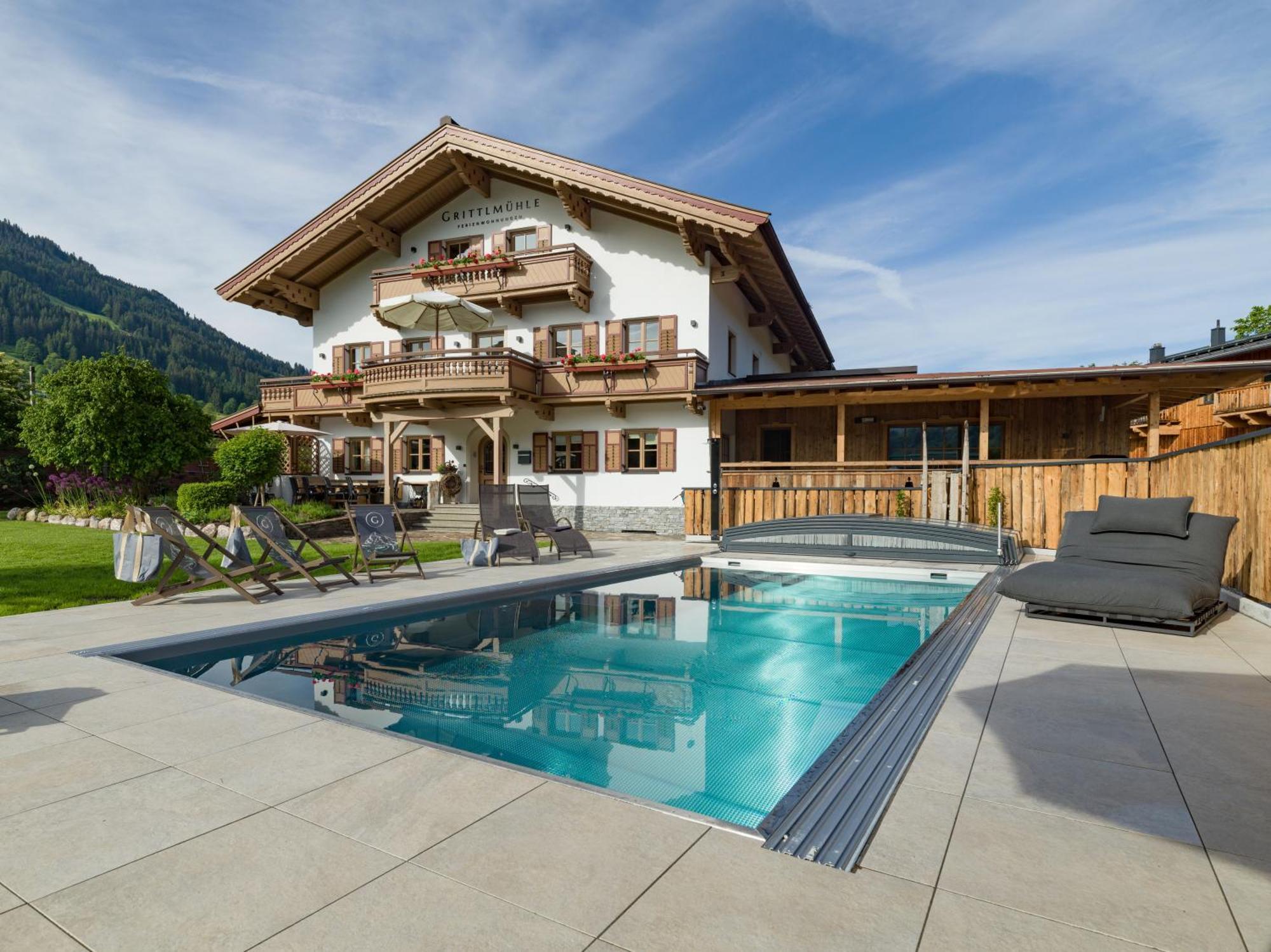Grittlmuehle Chalet Ferienwohnungen بريكسن ام تاله المظهر الخارجي الصورة