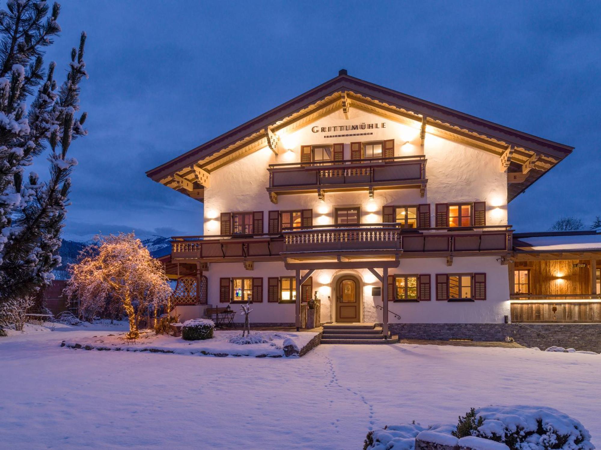 Grittlmuehle Chalet Ferienwohnungen بريكسن ام تاله المظهر الخارجي الصورة